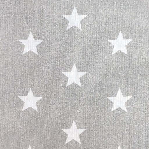 Large Star Silver Grey