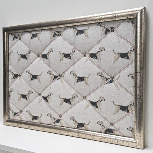 Winteringham - Hounds in Gold Crackled Frame