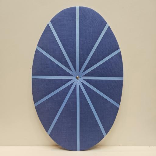 Lutton - Oval in Cobalt Blue